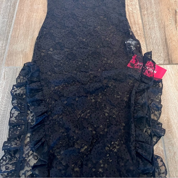 NEW WITH TAG LACE TUBE DRESS FRINGE - Picture 4 of 6